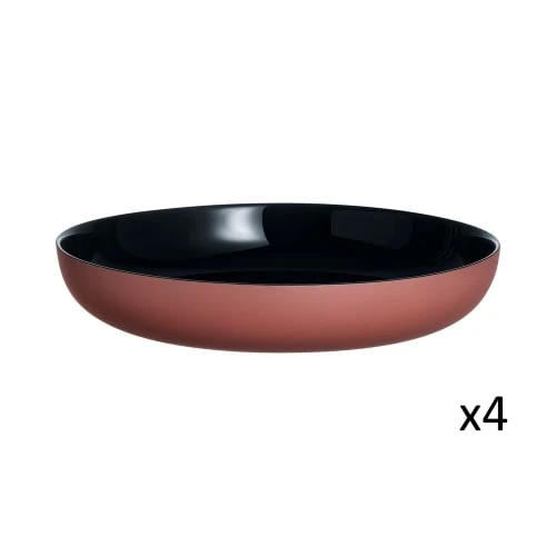 Luminarc 4 Assiettes 21cm Vicky Terracotta 3 Luminarc 4 Assiettes 21cm Vicky Terracotta