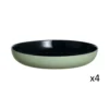 Luminarc 4 Assiettes 21cm Vicky Vert Sauge