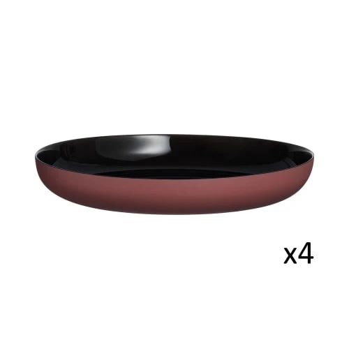 Luminarc 4 Assiettes 25cm Vicky Terracotta 3 Luminarc 4 Assiettes 25cm Vicky Terracotta