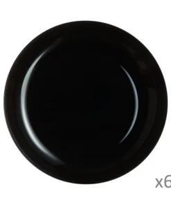Luminarc 6 Assiettes à Couscous 21cm Noires