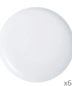 Luminarc 6 Assiettes à Pizza Blanches