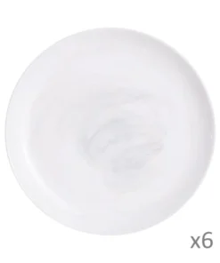 Luminarc 6 Assiettes Plates 25cm