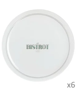 Luminarc 6 Assiettes Plates 26cm