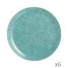 Luminarc 6 Assiettes Plates Icy Turquoise 26cm -Chef&Sommelier-boutique 6 assiettes plates icy turquoise 26cm