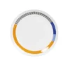 Maisons Du Monde Assiette à Dessert En Grès Blanc Motifs Bleus, Orange Et Noirs - Lot De 6 -Chef&Sommelier-boutique assiette a dessert en gres blanc motifs bleus orange et noirs 1000 15 4 231572 1