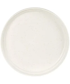 Maisons Du Monde Assiette à Dessert En Grès Blanc Motifs Mouchetés Multicolores