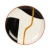 Maisons Du Monde Assiette à Dessert En Grès Noir, Jaune, Rouge Et Beige -Chef&Sommelier-boutique assiette a dessert en gres noir jaune rouge et beige 1000 0 29 231064 1