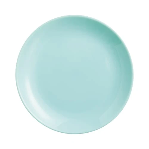 Luminarc Assiette à Dessert En Opale Turquoise D19cm 3 Luminarc Assiette à Dessert En Opale Turquoise D19cm