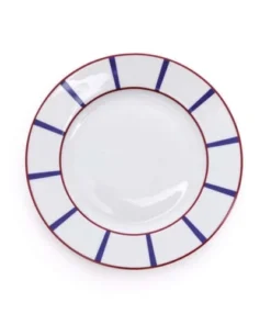 Maison Jean-Vier Assiette à Dessert Porcelaine Blanc 20 Cm