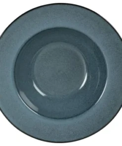 Maisons Du Monde Assiette à Pâtes En Grès Gris Clair -Chef&Sommelier-boutique assiette a pates en gres bleu 1000 14 6 230959 1 2