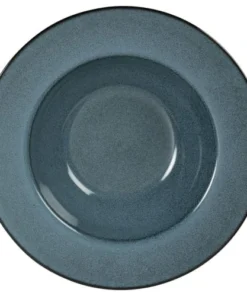 Maisons Du Monde Assiette à Pâtes En Grès Bleu