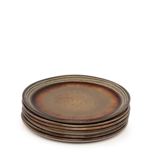 Bazar Bizar Assiette à Salade Moyenne En Grès Lot De 6 8 Bazar Bizar Assiette à Salade Moyenne En Grès Lot De 6 – Image 6