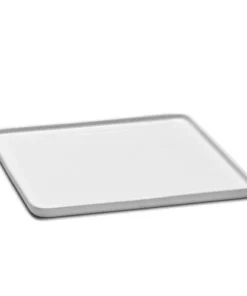 Serax Assiette Carrée En Porcelaine Blanche 24x24cm