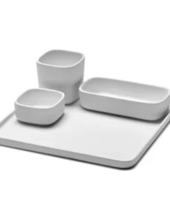 Serax Assiette Carrée En Porcelaine Blanche 28x28cm -Chef&Sommelier-boutique assiette carree en porcelaine blanche 28x28cm 3