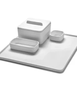 Serax Assiette Carrée En Porcelaine Blanche 28x28cm -Chef&Sommelier-boutique assiette carree en porcelaine blanche 28x28cm 5