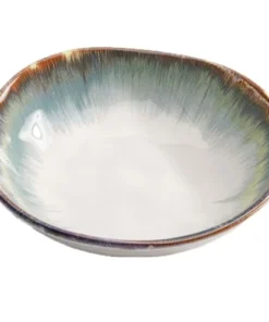 Kare Design Assiette Creuse En Céramique Blanche Et Bleue D20 - Lot De 4 -Chef&Sommelier-boutique assiette creuse en ceramique blanche et bleue d20 lot de 4 2