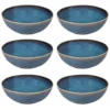 Maisons Du Monde Assiette Creuse En Faïence Bleue - Lot De 6 -Chef&Sommelier-boutique assiette creuse en faience bleue 1000 2 16 174184 10