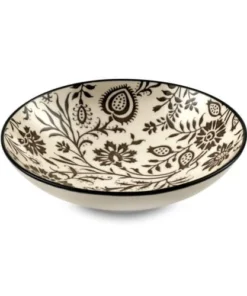 Medard De Noblat Assiette Creuse En Grès Beige/Gris