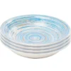 Kare Design Assiette Creuse En Grès Bleu D21 - Lot De 4 -Chef&Sommelier-boutique assiette creuse en gres bleu d21 lot de 4