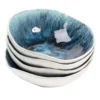 Kare Design Assiette Creuse En Grès Bleu Et Blanc D17 - Lot De 4 1 Kare Design Assiette Creuse En Grès Bleu Et Blanc D17 - Lot De 4 -Chef&Sommelier-boutique assiette creuse en gres bleu et blanc d17 lot de 4