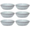 Maisons Du Monde Assiette Creuse En Grès Bleu Gris - Lot De 6 -Chef&Sommelier-boutique assiette creuse en gres bleu gris 1000 6 23 216790 3