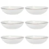 Maisons Du Monde Assiette Creuse En Grès Gris Clair - Lot De 6 -Chef&Sommelier-boutique assiette creuse en gres gris clair 1000 8 33 207493 5