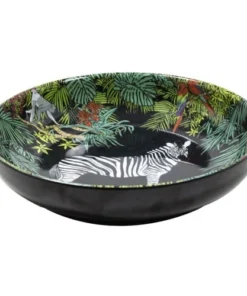 Les Jardins De La Comtesse Assiette Creuse En Mélamine 20 Cm Avec Des Motifs Jungle