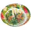 Les Jardins De La Comtesse Assiette Creuse En Mélamine Décoré Par Des Fleurs Exotiques -Chef&Sommelier-boutique assiette creuse en melamine decore par des fleurs exotiques