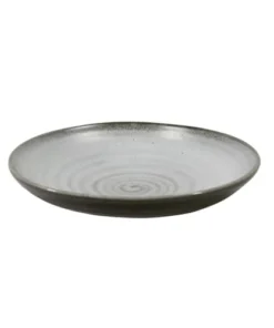 Sibo Homeconcept Assiette Creuse En Porcelaine Gris 20 Cm - Lot De 3
