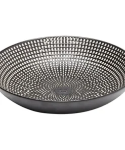 Kare Design Assiette Creuse En Porcelaine Noire Et Blanche D20 - Lot De 4 -Chef&Sommelier-boutique assiette creuse en porcelaine noire et blanche d20 lot de 4 3