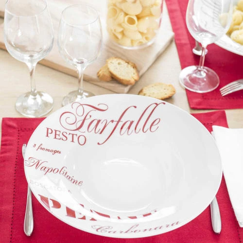 Maisons Du Monde Assiette Creuse En Porcelaine Rouge D 30 Cm PASTA - Lot De 2 6 Maisons Du Monde Assiette Creuse En Porcelaine Rouge D 30 Cm PASTA - Lot De 2 – Image 4