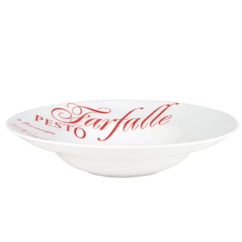 Maisons Du Monde Assiette Creuse En Porcelaine Rouge D 30 Cm PASTA - Lot De 2 4 Maisons Du Monde Assiette Creuse En Porcelaine Rouge D 30 Cm PASTA - Lot De 2 – Image 2