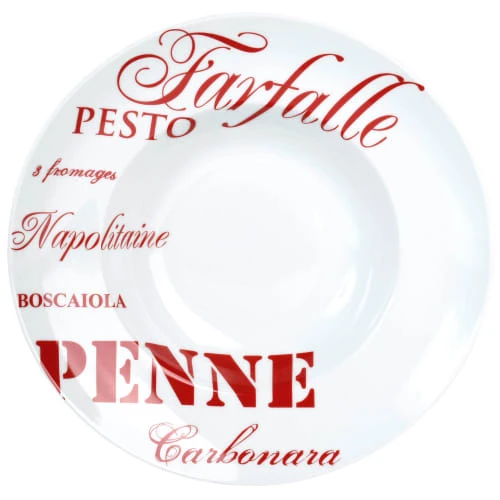 Maisons Du Monde Assiette Creuse En Porcelaine Rouge D 30 Cm PASTA - Lot De 2 5 Maisons Du Monde Assiette Creuse En Porcelaine Rouge D 30 Cm PASTA - Lot De 2 – Image 3