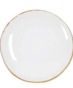 Mica Decorations Assiette De Diner En Céramique Blanc D26,5