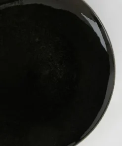 Mica Decorations Assiette De Diner En Céramique Noire D26,5 -Chef&Sommelier-boutique assiette de diner en ceramique noire d26 5 3