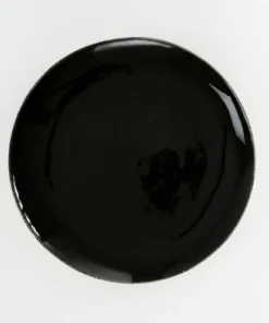 Mica Decorations Assiette De Diner En Céramique Noire D26,5 -Chef&Sommelier-boutique assiette de diner en ceramique noire d26 5 5