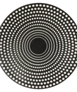 Table Passion Assiette De Présentation 31 Cm En Grès Noir