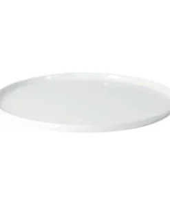 Pomax Assiette De Présentation En Porcelaine Blanc