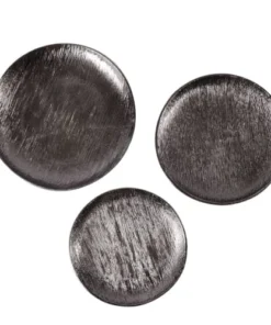 Zago Assiette Décorative En Métal Ø29cm Noire -Chef&Sommelier-boutique assiette decorative en metal oe29cm noire 2