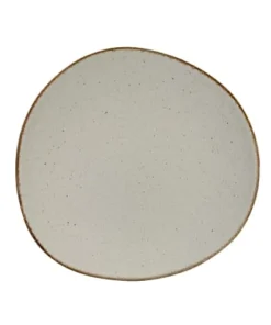 Sibo Homeconcept Assiette Dessert En Grès Réactif Beige 22 Cm - Lot De 6