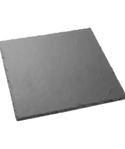 Wadiga Assiette En Ardoise Carrée 30x30cm