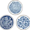 Bloomingville Assiette En Céramique Bleue D15cm - Lot De 3 -Chef&Sommelier-boutique assiette en ceramique bleue d15cm lot de 3