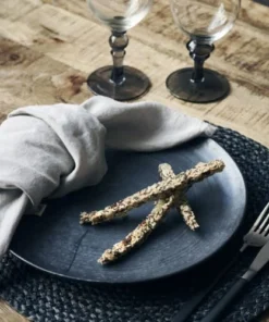 House Doctor Assiette En Céramique Noir 6 House Doctor Assiette En Céramique Noir -Chef&Sommelier-boutique assiette en ceramique noir 1