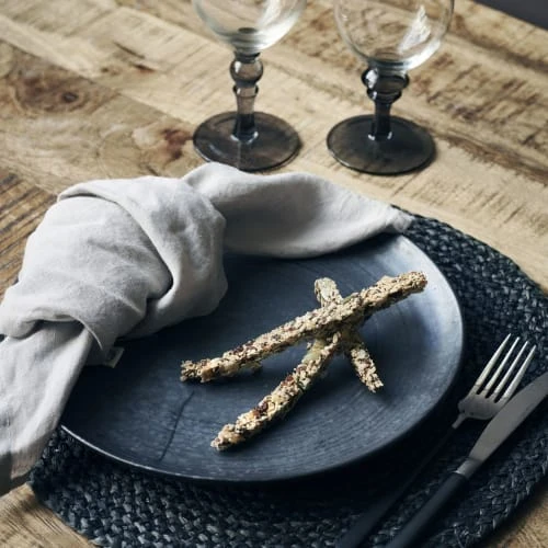 House Doctor Assiette En Céramique Noir 4 House Doctor Assiette En Céramique Noir – Image 2