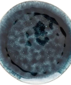 Kare Design Assiette En Grès Bleu D21 - Lot De 4 -Chef&Sommelier-boutique assiette en gres bleu d21 lot de 4 3