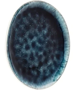 Kare Design Assiette En Grès Bleu D21 - Lot De 4 -Chef&Sommelier-boutique assiette en gres bleu d21 lot de 4 4