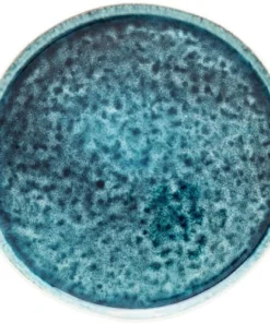 Kare Design Assiette En Grès Bleu D27 - Lot De 2 -Chef&Sommelier-boutique assiette en gres bleu d27 lot de 2 3