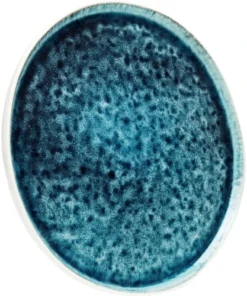 Kare Design Assiette En Grès Bleu D27 - Lot De 2 -Chef&Sommelier-boutique assiette en gres bleu d27 lot de 2 4