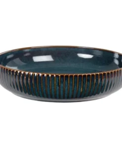 Maisons Du Monde Assiette En Grès Bleu Et Marron - Lot De 2 -Chef&Sommelier-boutique assiette en gres bleu et marron 1000 5 5 213984 2