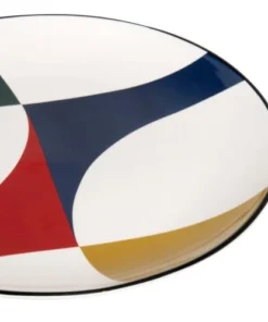 Maisons Du Monde Assiette En Grès Jaune, Bleu,rouge, Vert Et Blanc -Chef&Sommelier-boutique assiette en gres jaune bleu rouge vert et blanc 1000 0 1 227715 2